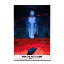 Porte-lame en soie ou en toile imprimée, affiche de film, tendance 2049, 13x20, 24x36 pouces, pour décoration de salle, 004
