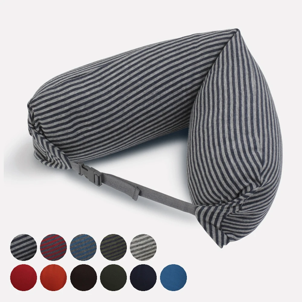 Japanese style Polystyrene Particles U shape Pillow Travel Neck Pillow