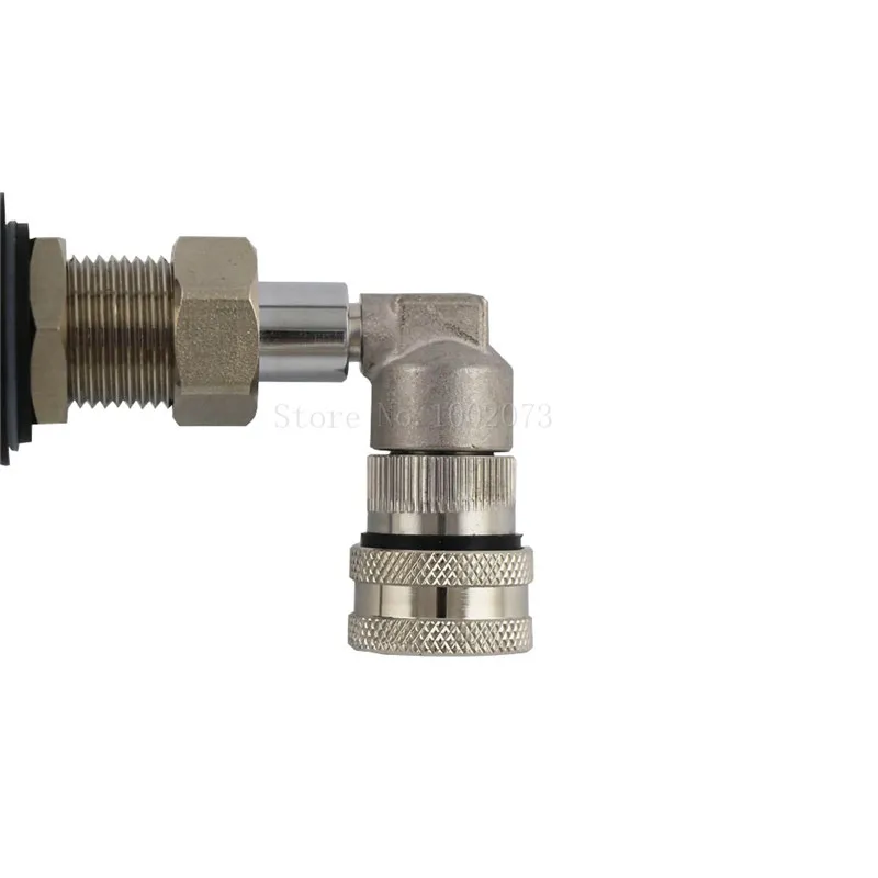 Adjustable Beer Tap With Stainless Steel Liquid Ball Lock Disconnect Home Brew Keg Tap Beverage Dispenser Beer Faucet (4)