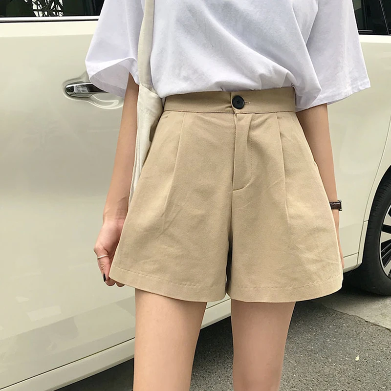 

New Korean Version Of High Waist And Slim Overalls, And Wide Legs In The Summer Of 2019