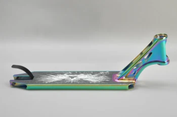 

PVD colour professional OEM ODM 127*540mm alloy 6061 stunt scooter deck for 100/110/120mm rear wheel