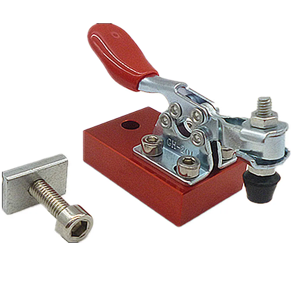 2pcs Engraving Carving Machine Fastening Platen Cnc Router Fixture Quick Clamp Chuck Fixture Plate Plate Fixed 45 *30* 12mm New