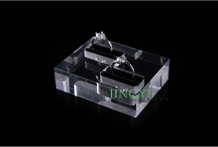 

Clear Couple Rings Stands Ring Display Jewelry Organizer Ring Ring Display Case Jewelery stands Jewellery Stands