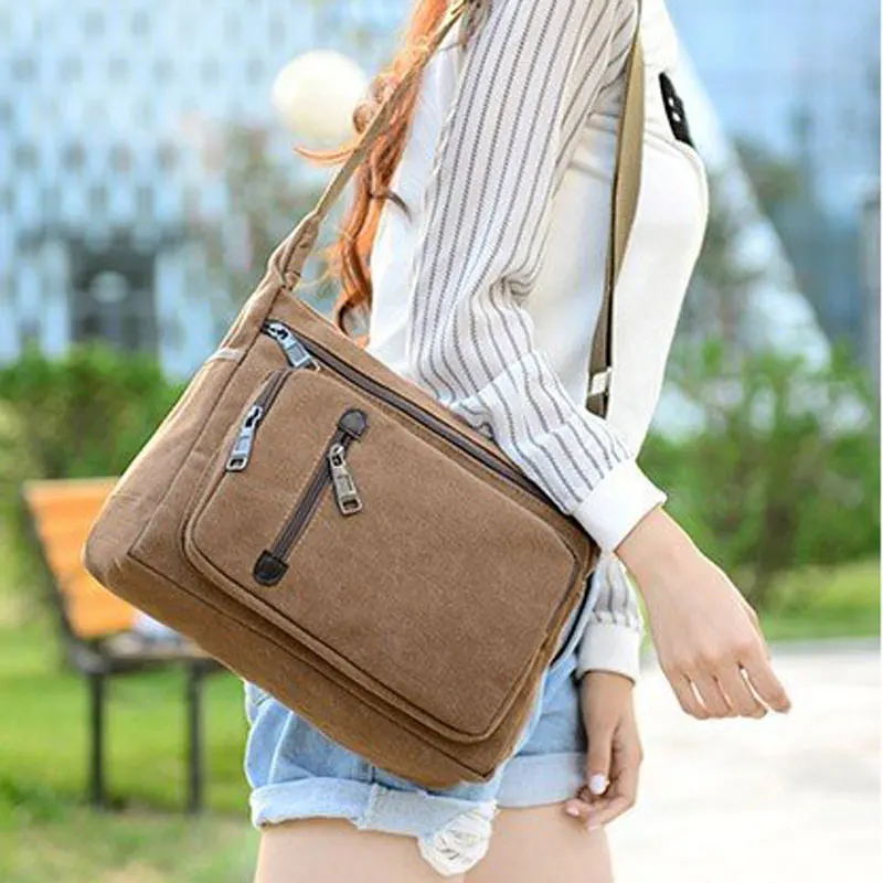 2019 Новая модная мужская и женская сумка через плечо винтажная деловая сумка-мессенджер унисекс сумка на плечо высококачественный сумка