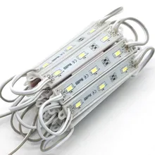 5730 5630 Модули AC/DC 12 V 3 светодиода водонепроницаемый уличный фонарь IP65 белый красные, синие зеленый вывеска светодиодные подсветки для письма канала