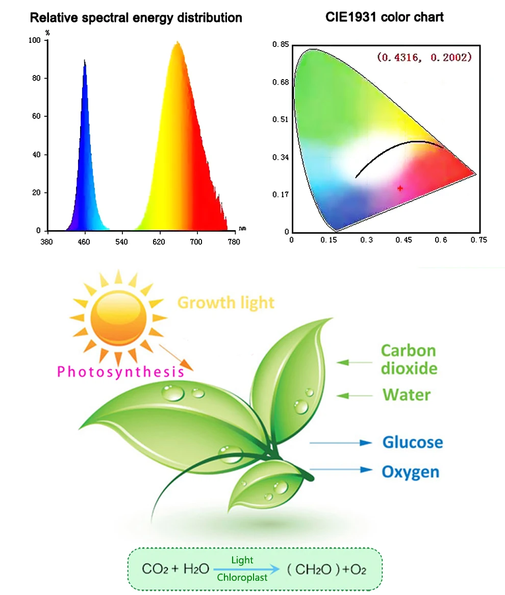 Full Spectrum Panel LED Grow Light (13)