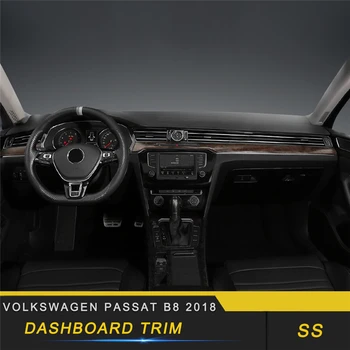 

For Volkswagen Passat B8 2018 Car Styling Console Dashboard Panel Cover Trim Frame Sticker Interior Accessories