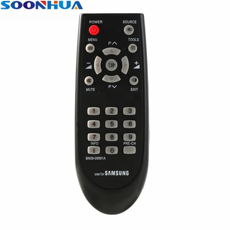 

SOONHUA Mini Durable Black Universal Remote Control 8m Distance Controller 2 AA Battery Replacement For Samsung Digital TV LCD