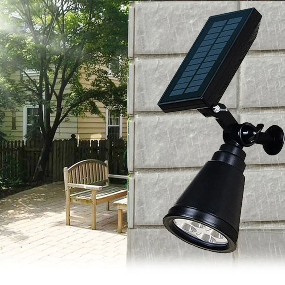 7LED наружная Солнечная лампа сенсор Авто Водонепроницаемый газон прожектор Декор
