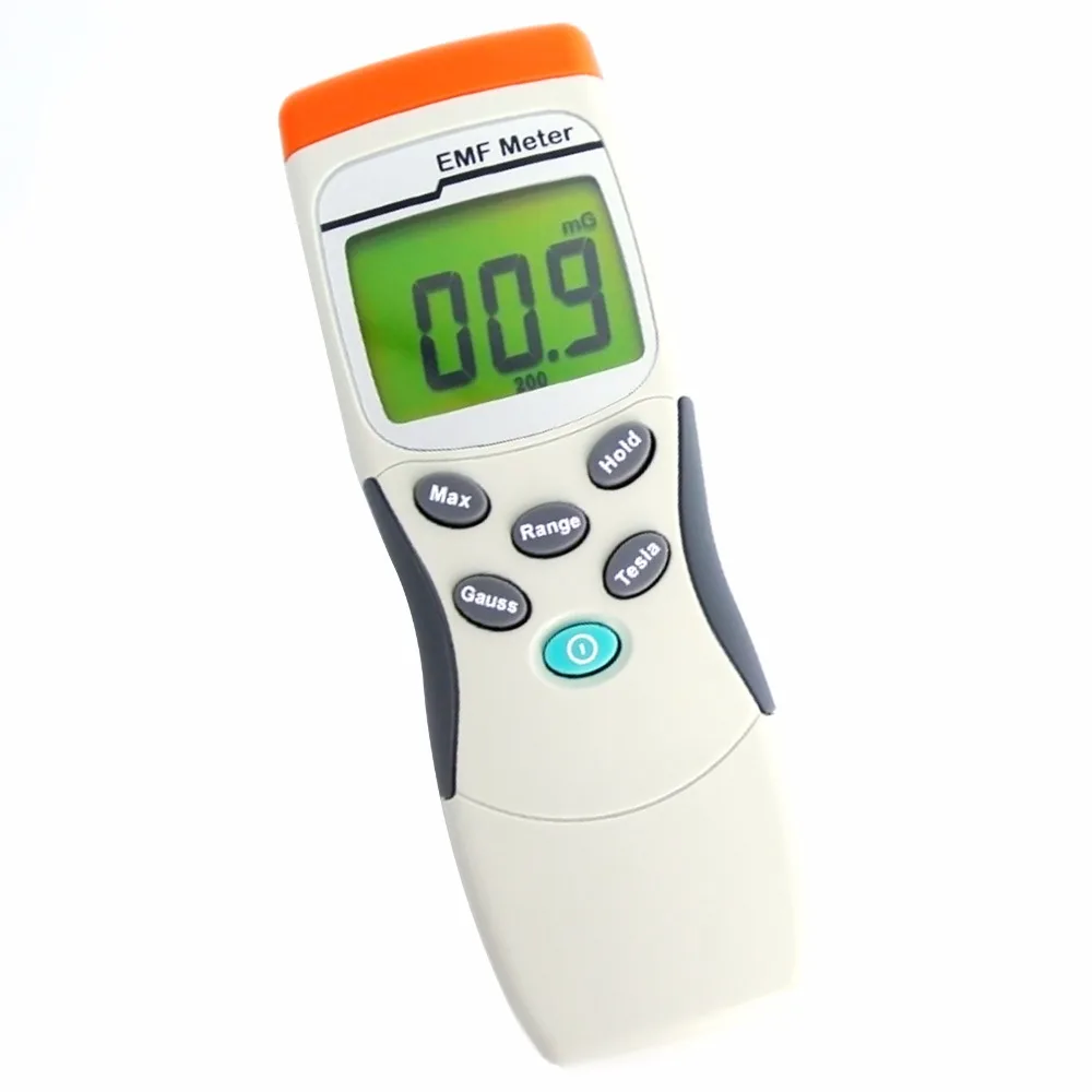 Handheld Digital Single Axis Sensor Gaussmeter EMF ELF Field