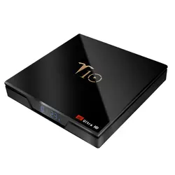 T10 ТВ Box для Android 7,1 2 GB DDR3 16 GB Amlogic S905W 4 ядра Media Player 2,4G Wi-Fi 4 K HDR10 Smart Декодер каналов кабельного телевидения (H96 X96S TX6)