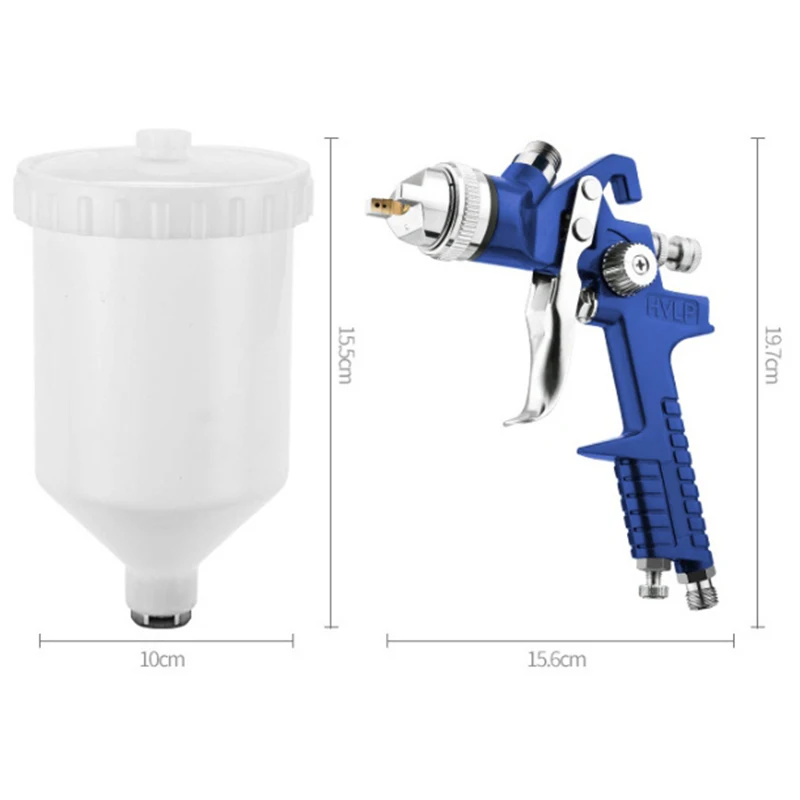 1.4Mm Professional Hvlp Air Spray Tool Paint Sprayer 600Ml Gravity Feed Airbrush Kit Car Furniture Painting Spraying Tool 1.4Mm Professional Hvlp Air Spray Tool Paint Sprayer 600Ml Gravity Feed Airbrush Kit Car Furniture Painting Spraying Tool