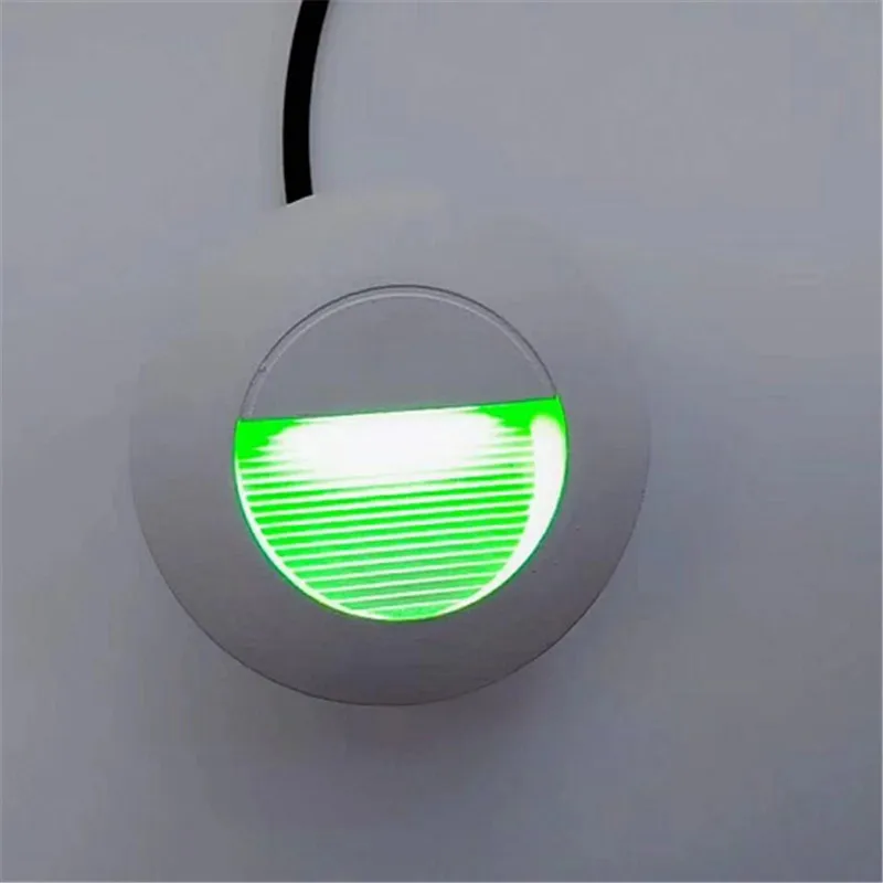 Kenlux Round Led stair light step lights 3W COB 85*85mm AC85-265V outdoor & indoor waterproof Fashion recessed wall lamp