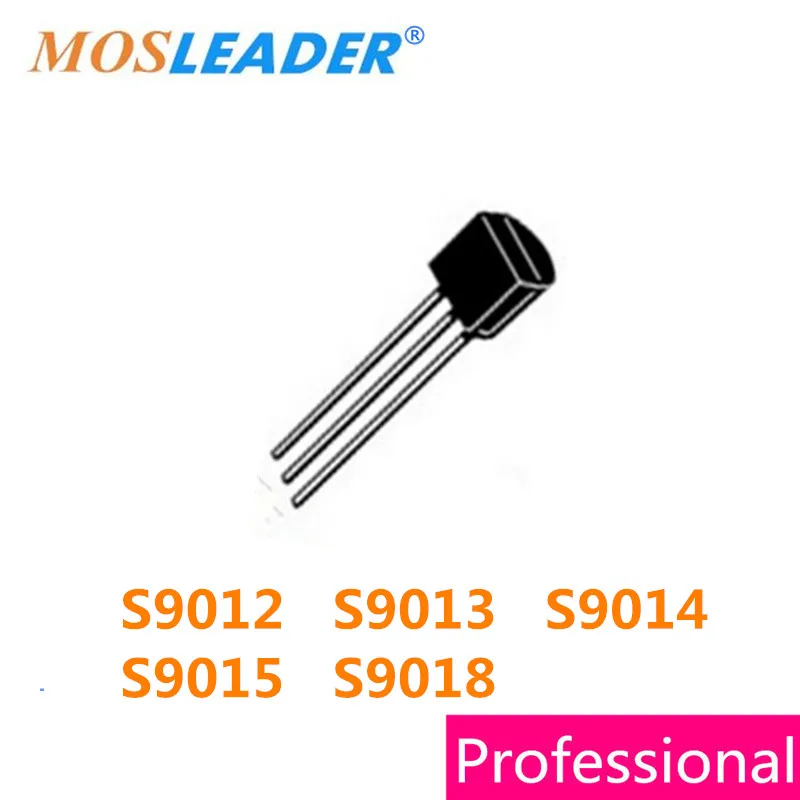 Mosleader TO92 S9012 S9013 S9014 S9015 S9018 1000 шт. DIP NPN PNP сделано в Китае высокое качество|pnp|pnp npn |