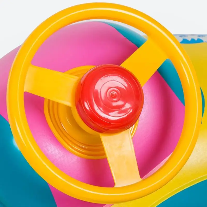 incredible  Kids Baby Swimming Rings Safe Inflatable Infant Yacht Swim Pool Toy for Baby Adjustable Sunshade Ch