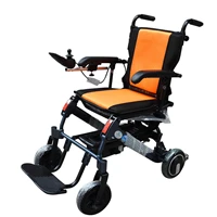 Лучшие самые дешевые новые продукты мощная активная складная инвалидная коляска с мотором - Цвет: orange