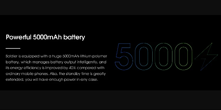 ELEPHONE Soldier 4GB RAM 64GB ROM Helio X25 MTK6797T 2.5GHz Deca Core 5.5 Inch Corning Gorilla Glass 3 2K Screen  Support Side Fingerprint Unlock NFC SOS Gravity Induction Android 8.0 IP68 4G LTE Smartphone