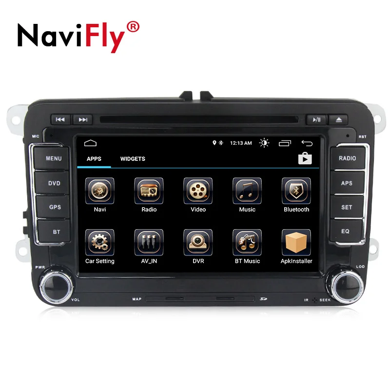 Best Spain Warehouse! Android 8.1 Car dvd player GPS Navigation for VW Skoda POLO GOLF 5 6 PASSAT B7 JETTA TIGUAN TOURAN Caddy RDS 1