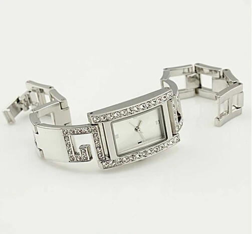 Wholesale Brand New Fashion Luxury Women Rhinestone Gs Dress Watches Stainless Steel Quartz For Free Shipping | Наручные часы