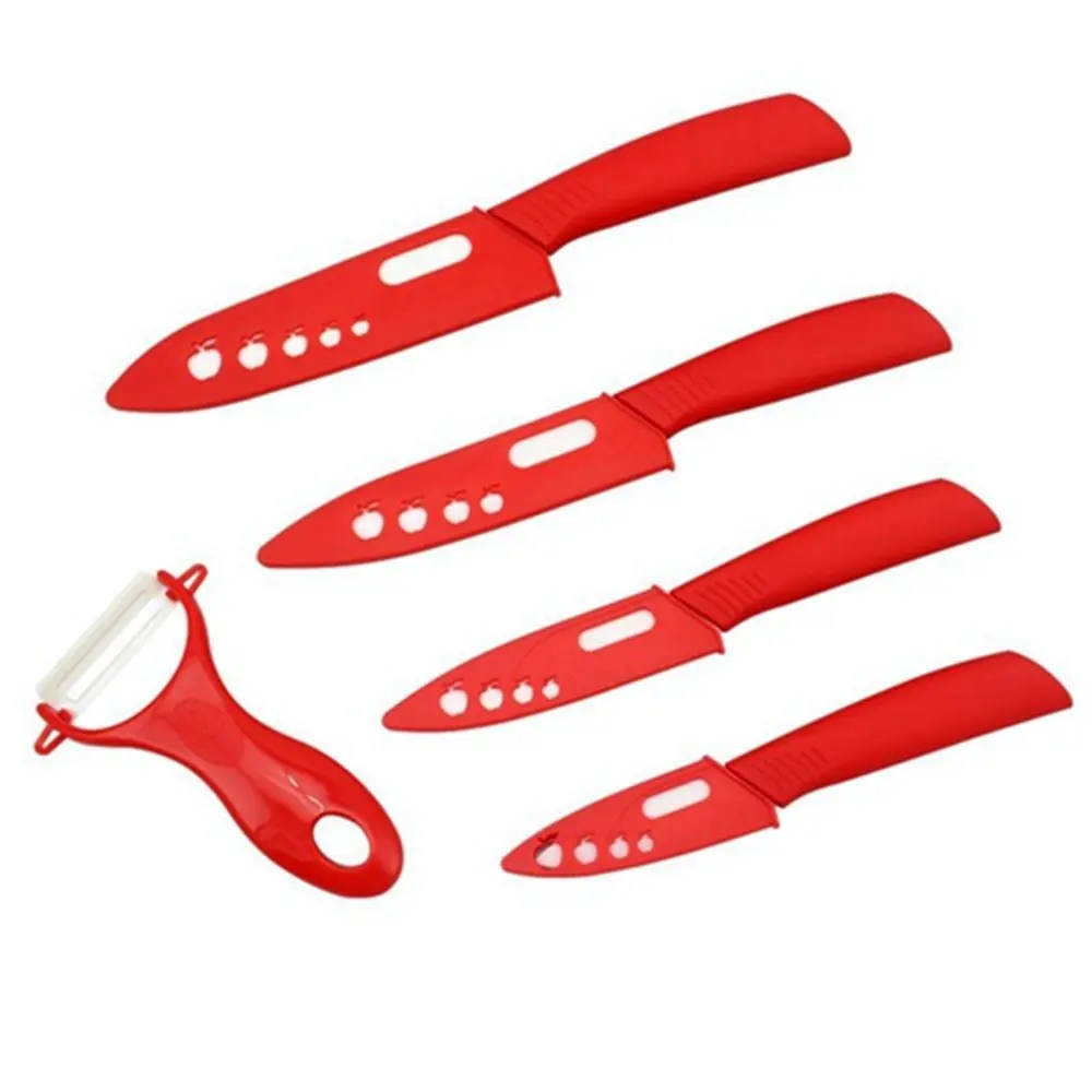 Generic Kitchen Ceramic Knife Set 3" 4" 5" 6" Inch Fruit Vegetable Meat