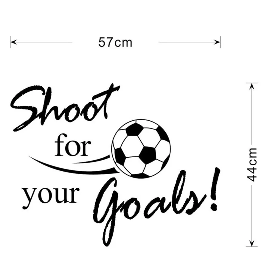 Nul 2017 Nieuwe Shoot Voor Uw Doelen Voetbal Verwijderbare Decal ... Nul 2017 Nieuwe Shoot Voor Uw Doelen Voetbal Verwijderbare Decal ...