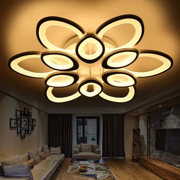 

2017 Surface Mounted Modern Led Ceiling Lights For Living Room Light Fixture Indoor Lighting Home Decorative Lampshade