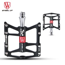 WHEEL UP 4 Totally Enclosed Bearing Bicycle Pedals Anti-skid Aluminum Ultralight MTB Mountain Road Bike Pedals For Bicycle Parts