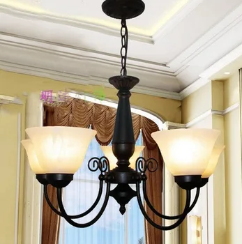 

Multiple Chandelier Fashion brief iron american lighting lamps rustic restaurant lamp ZX88