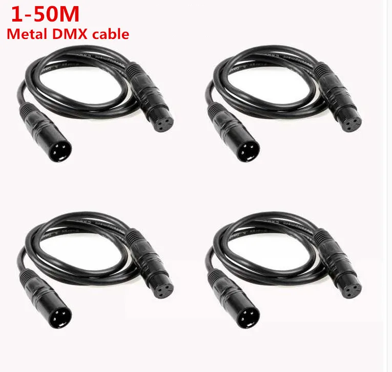 

Meta DMX Cable 3.2ft/1m 3-Pin Signal XLR Connection DMX512 Stage Light Cable Wire Male to Female
