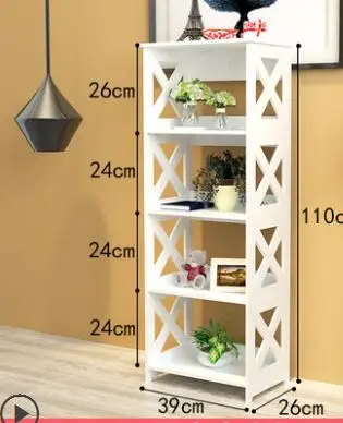 Bookshelf floor simple rack creative primary school combination bookcase multi-layer storage cabinet simple modern.