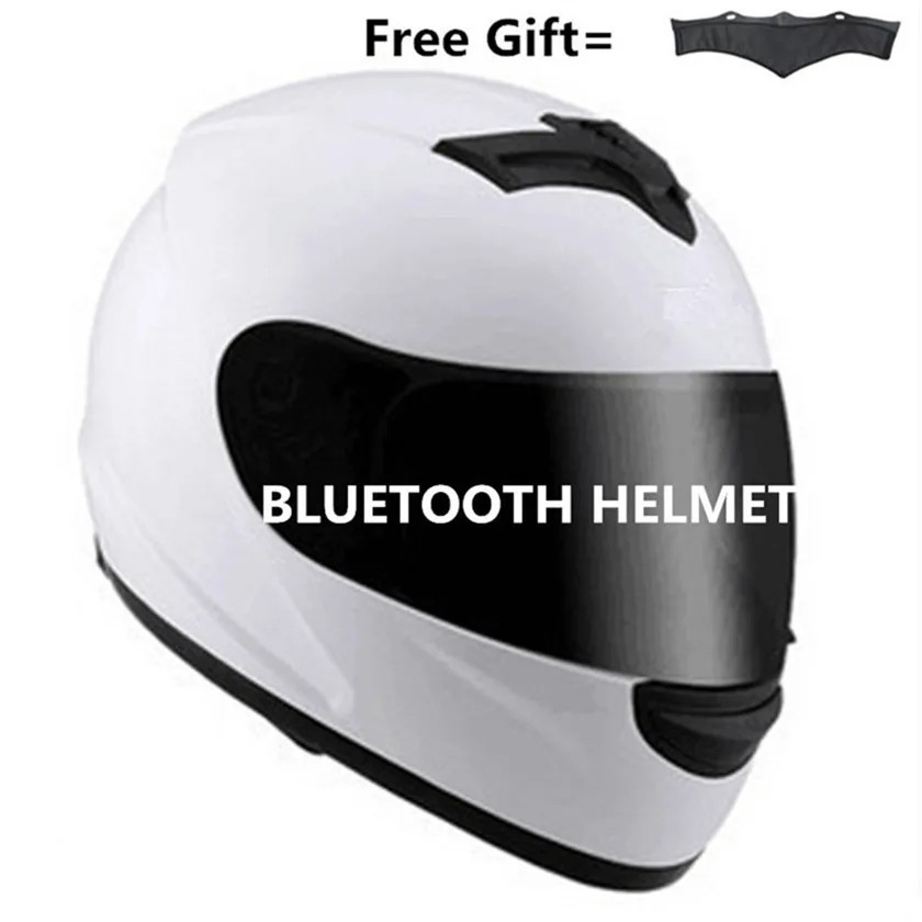  Unisex-Adult's Full-Face Style Bluetooth Integrated Motorcycle Helmet with Graphic (Matte Black SMA