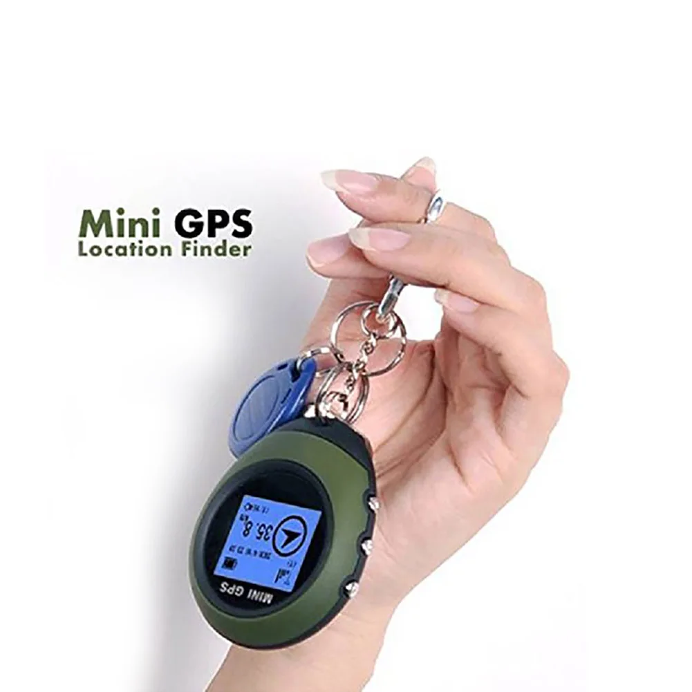 Портативный мини ручной gps навигационный приемник локатор с электронным компасом USB Перезаряжаемый для путешествий на открытом воздухе