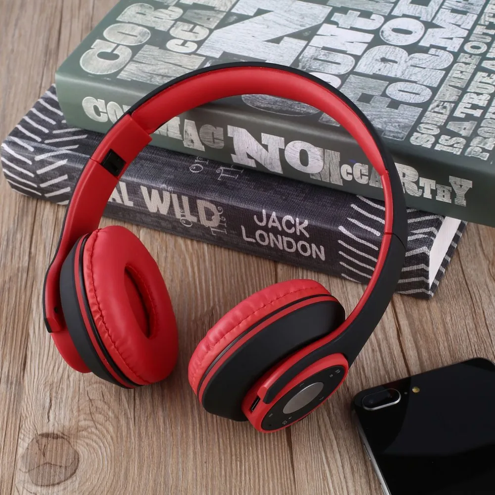 Bluetooth Headphones Sports Wireless Headphone Touch Stereo Headset with Microphone Support FM & Card Reading USB cable | Электроника