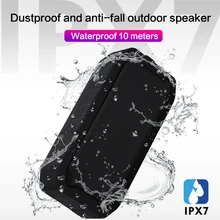 Превосходное качество IPX7 водонепроницаемый Bluetooth динамик открытый портативный путешествия Bluetooth 5,0 сабвуфер U диск TF карта беспроводной Вызов