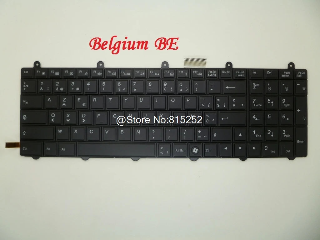 Клавиатура для CLEVO P150EM P150SM P170EM P270WM3 P370EM3 P570WM3 Бельгия BE Дания DM Франция FR Япония