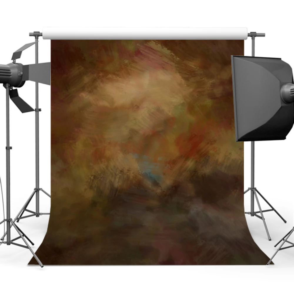 

Mehofoto Vinyl Cloth Backdrop Photography Abstract Texture Khaki Background for Photo Studio Props Photographer MW-021