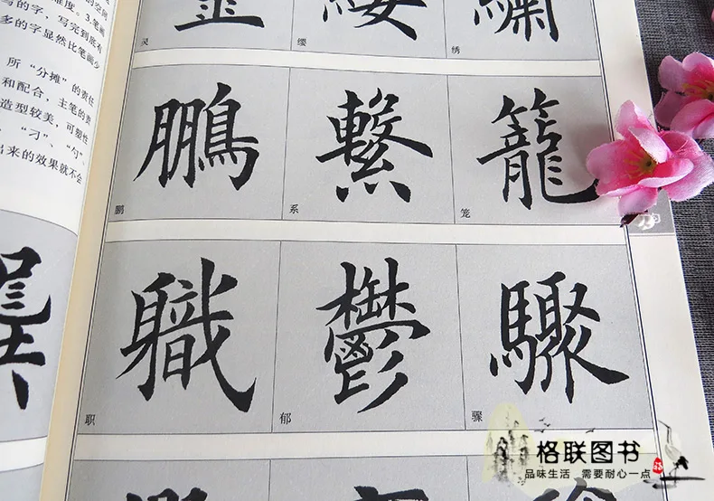 Тянь yingzhang китайский сценариев каллиграфия кистью книга для начинающих: китайский слово основной инсульта структура радикалов, набор из 4