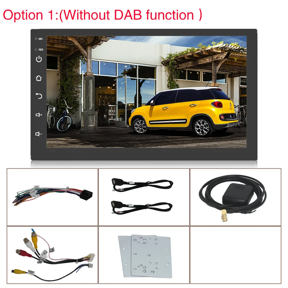 

GPS Core Radio Video MP5 Player Car Multimedia Player HD Capacitance Screen 7'' Android 6.1 Car Stereo 2DIN Bluetooth WIFI