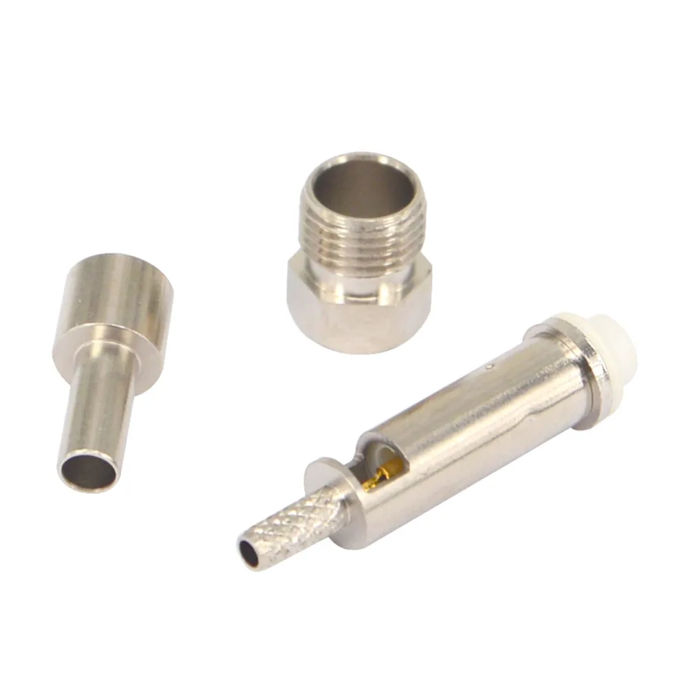 FME обжимной гнездовой коаксиальный разъем RF для RG316 RG174 RG58 RG142 LMR195|connector crimp|connector