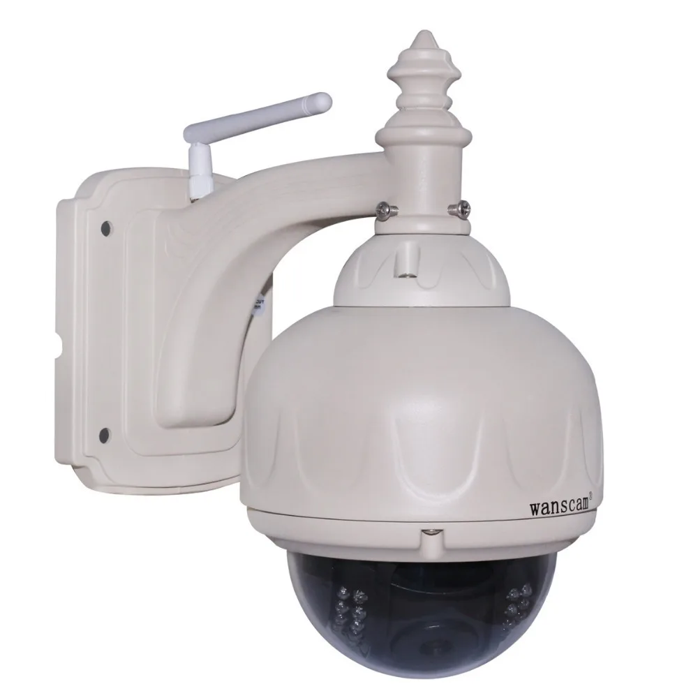 Wanscam 720P HD PTZ 3x Optical Zoom Pan/Tilt WiFi Outdoor Wireless Megapixel Network IP Camera