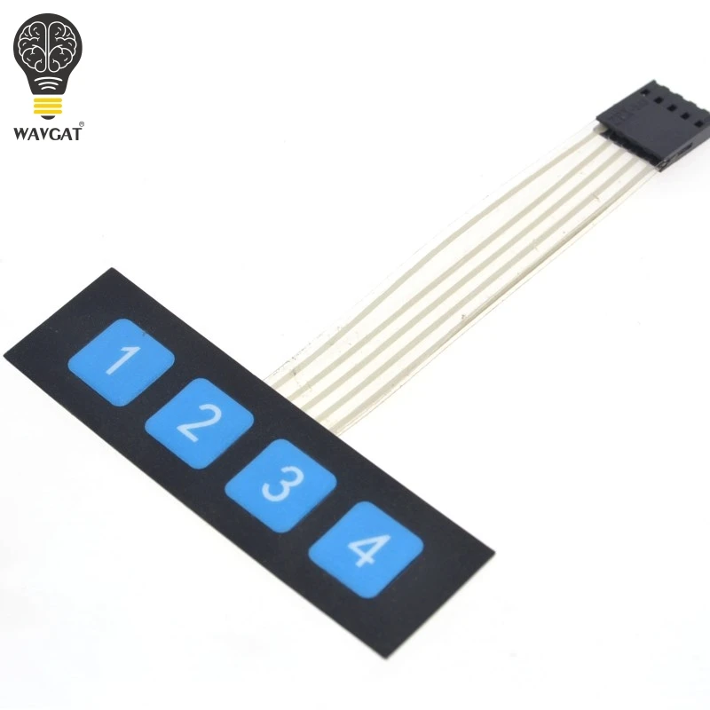 WAVGAT 110MM Single One 1 Key Membrane Switch Keypad Control Panel Ultra Slim