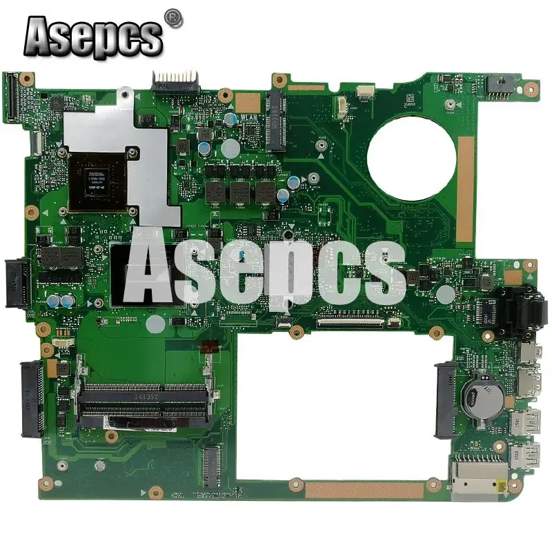 Asepcs N751JX материнская плата для ноутбука ASUS N751JX N751J N751 тест оригинальная материнская плата I5-4200H GTX850M-2G