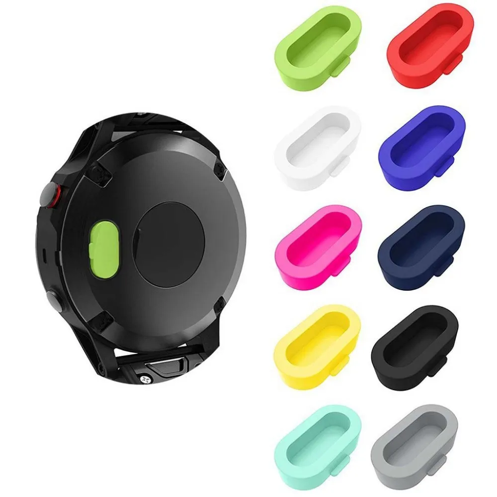 

10 Pcs for Garmin Fenix 5/5s/5x Watch Sensor Plug Anti-Dust Dustproof Cover Cap Smart watch Protective accessories