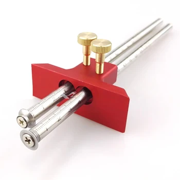 

Carpentry Scriber Double Headed Scribe Blade Double-Line Marking Gauge