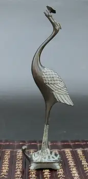 

Bronze furnishing archaize craft home decoration Ganoderma lucidum crane turtle