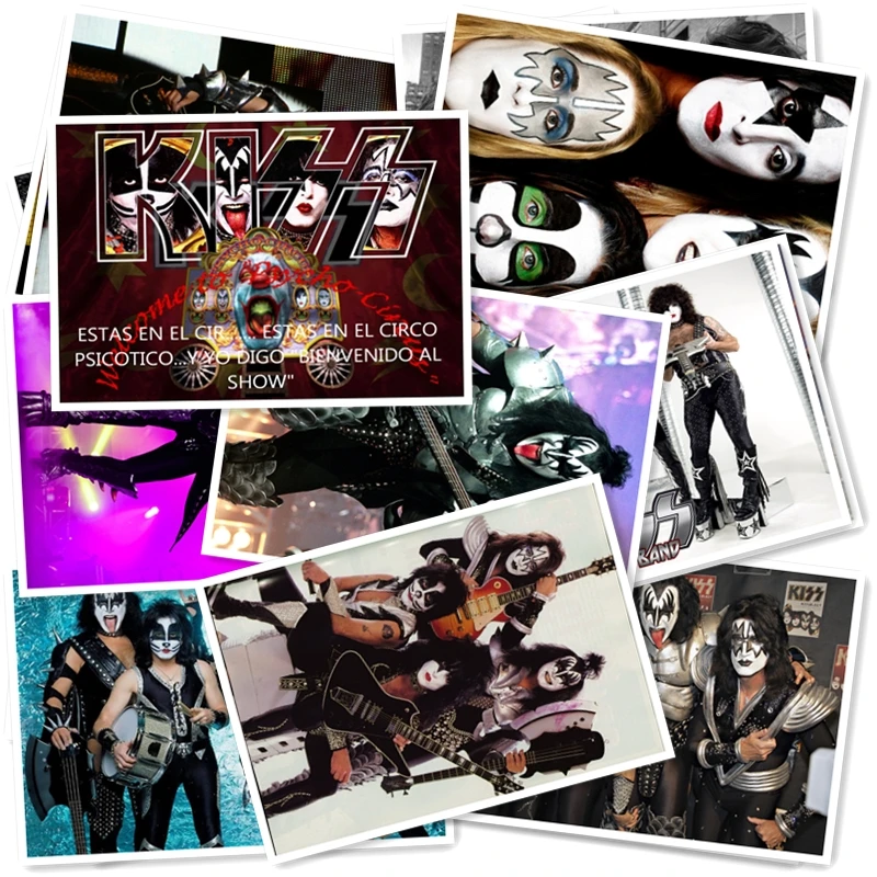 B1-15# KISS Классическая серия стикеров 20/шт ПВХ наклейки для ноутбука Коллекция подарков домашний Декор наклейки на холодильник смешанные наклейки s