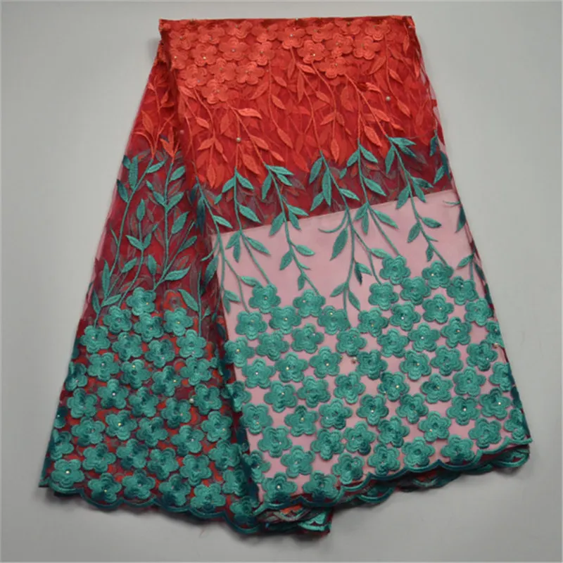 

Nigerian Lace Clothes Latest Unique High Quality Guipure Lace Fabric New Design E3702