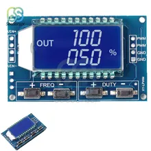 Signal Generator PWM Pulse Frequency Duty Cycle Adjustable Module LCD Display 1Hz-150Khz 3.3V-30V PWM Board Module Signal Generator PWM Pulse Frequency Duty Cycle Adjustable Module LCD Display 1Hz-150Khz 3.3V-30V PWM Board Module