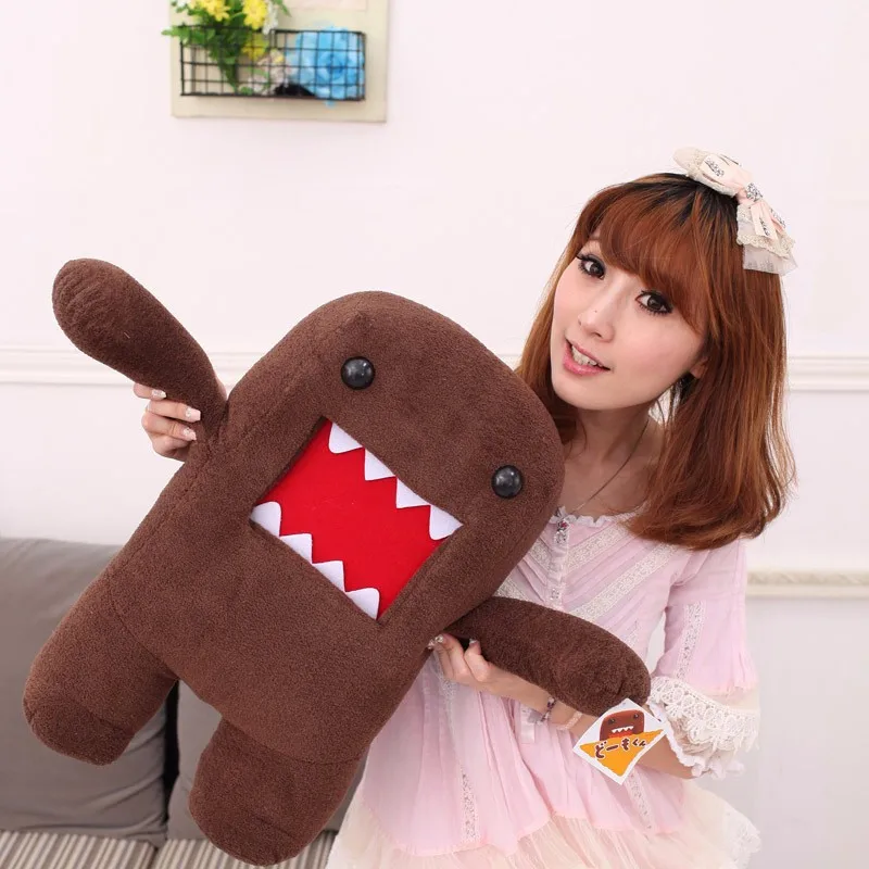 40cm Japan Domo Kun Creative Kawaii Plush Toys Domokun Film Cartoon Stuffed Doll Baby Infant Child Toys Birthday Xmas Gift Dash