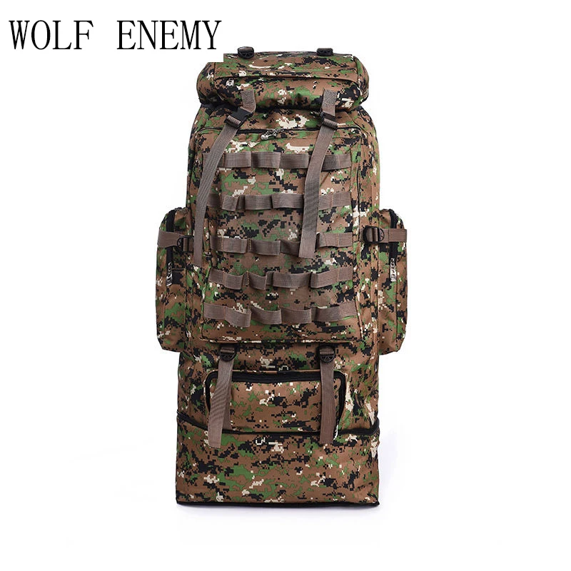 100л Военная Сумка Molle походный тактический рюкзак мужские большие рюкзаки